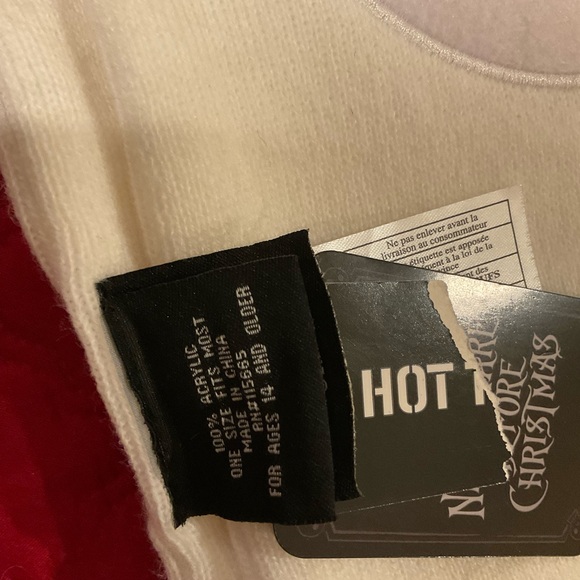 NWT Disney The Nightmare Before Christmas Scarf Zero 3D ears an embroidered face - Picture 11 of 13